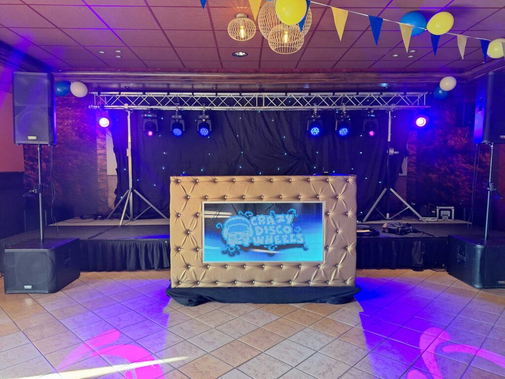 dj booth leds go chic